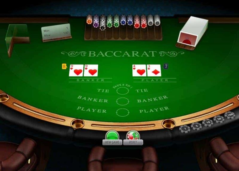 Cách chơi bài Baccarat trực tuyến ăn tiền