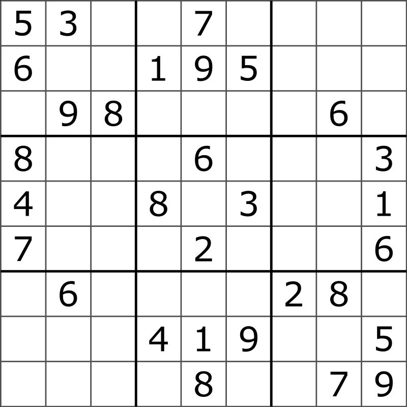 Giới thiệu trò chơi Sudoku